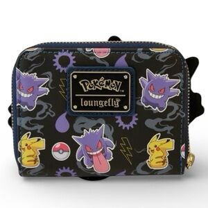 Loungefly Pokémon Pikachu & Gengar Zip Wallet - NWT